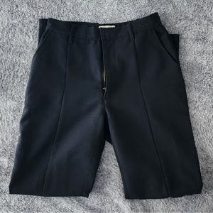 Abercrombie Black Split Hem Pants